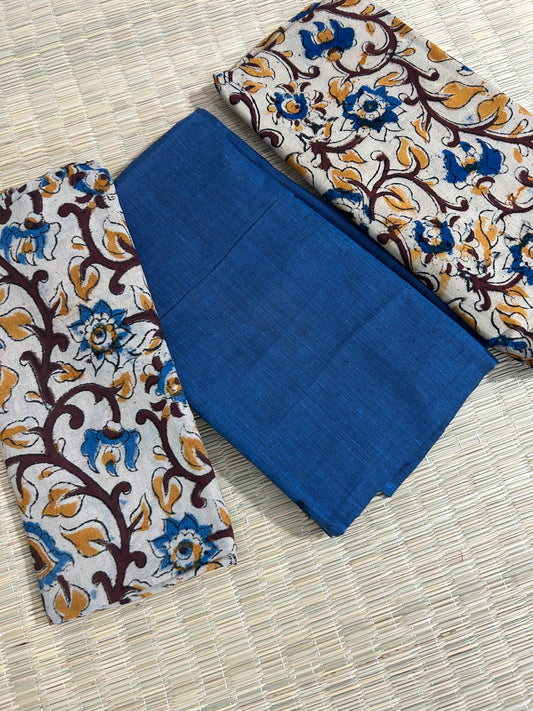 Kalamkari Cotton Dress Material
