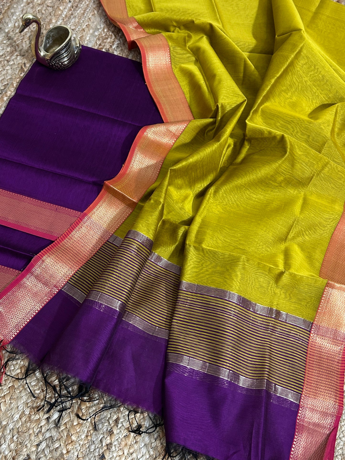 Maheshwari Silk Cotton Dress Material