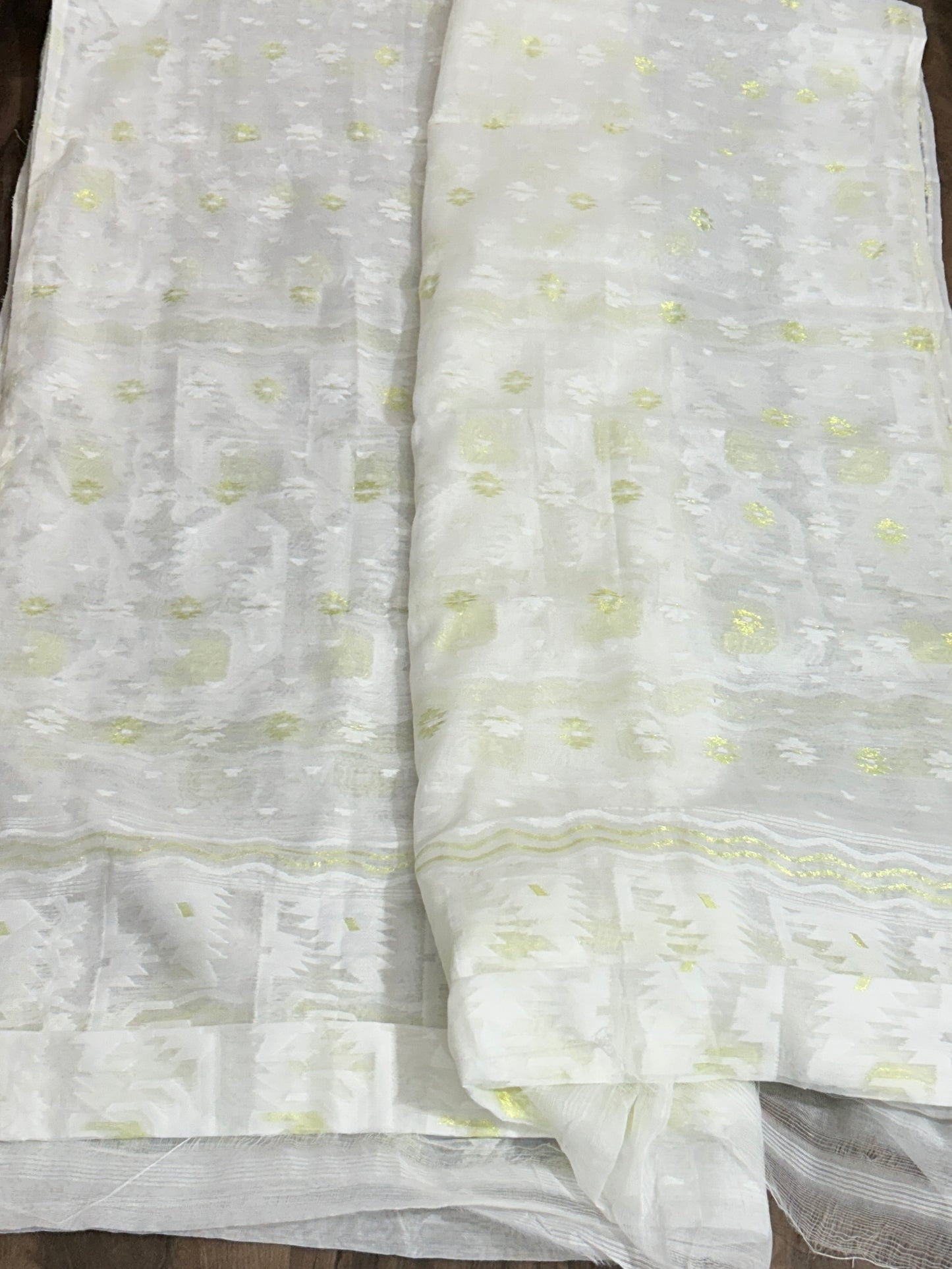 Jamdani Cotton Dress Material