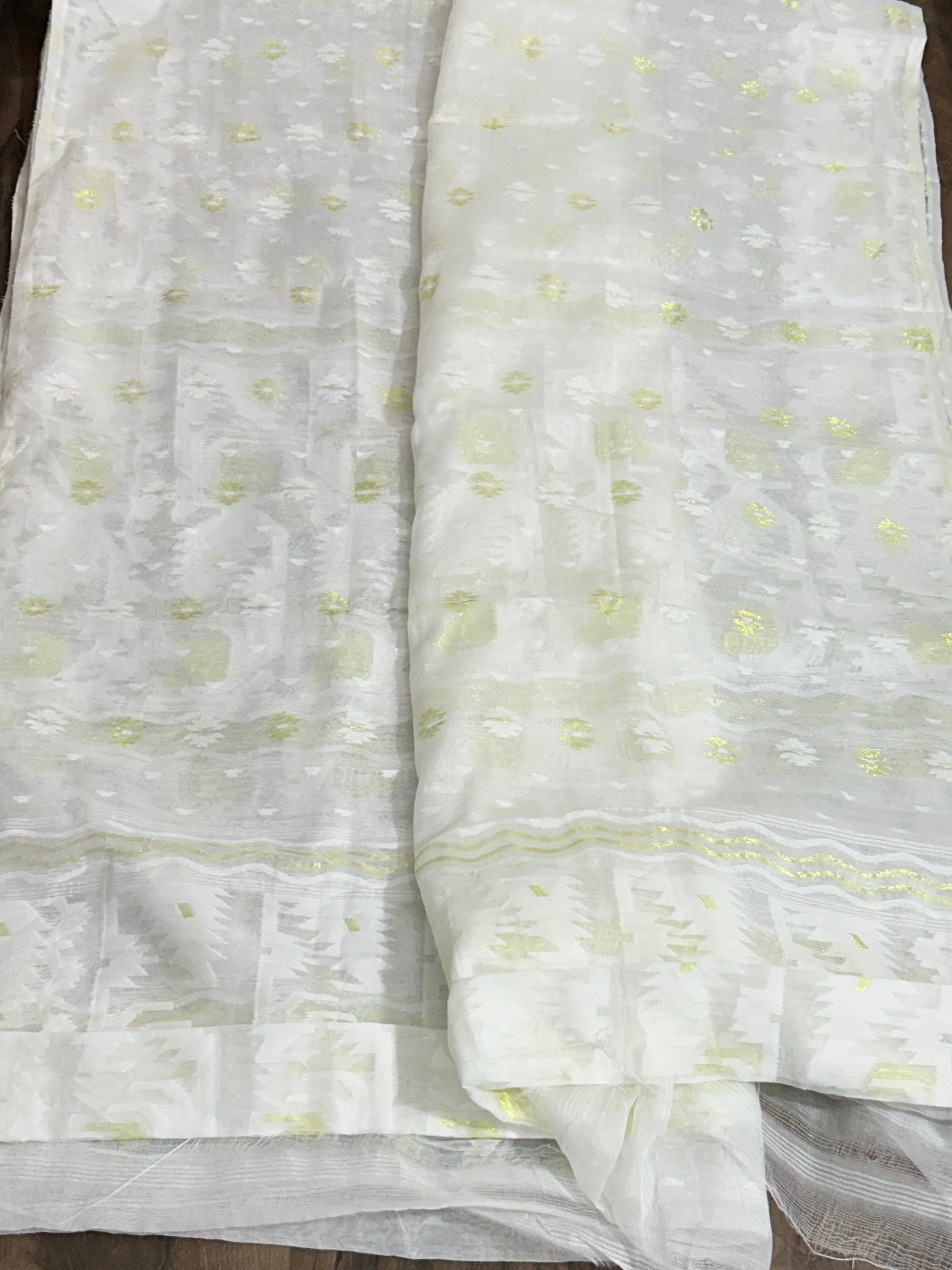 Jamdani Cotton Dress Material