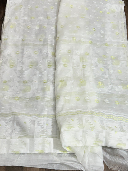Jamdani Cotton Dress Material