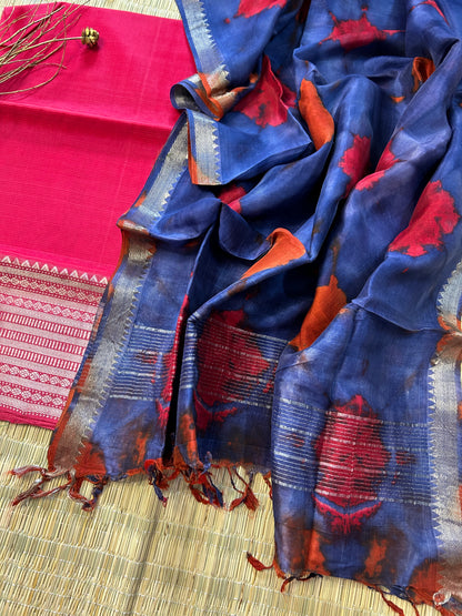 Mangalagiri Silk Cotton Dress Material