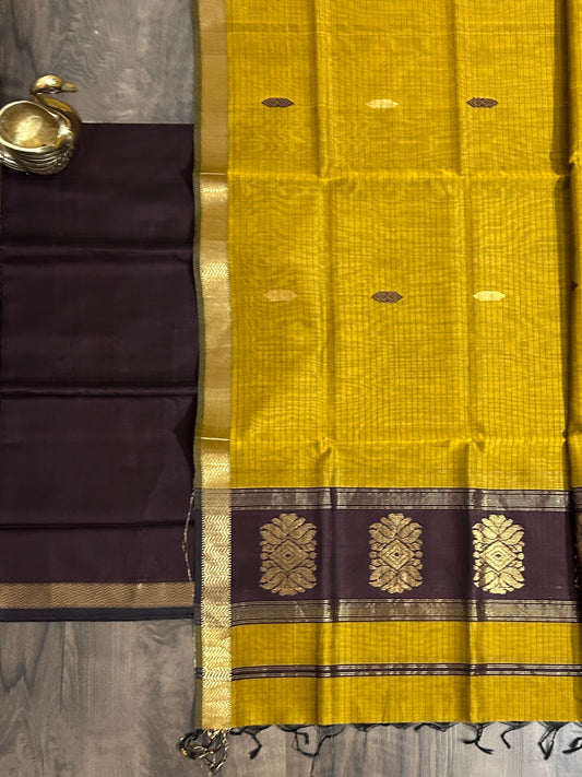 Maheshwari Silk Cotton Dress Material