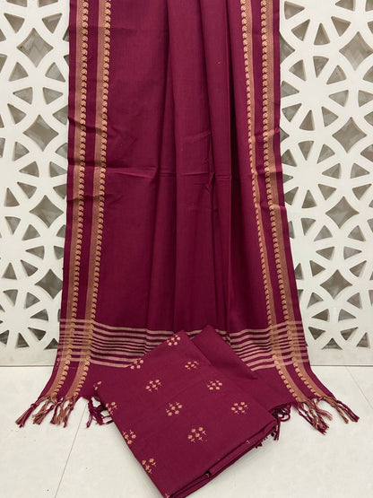 Handloom Cotton Dress Material