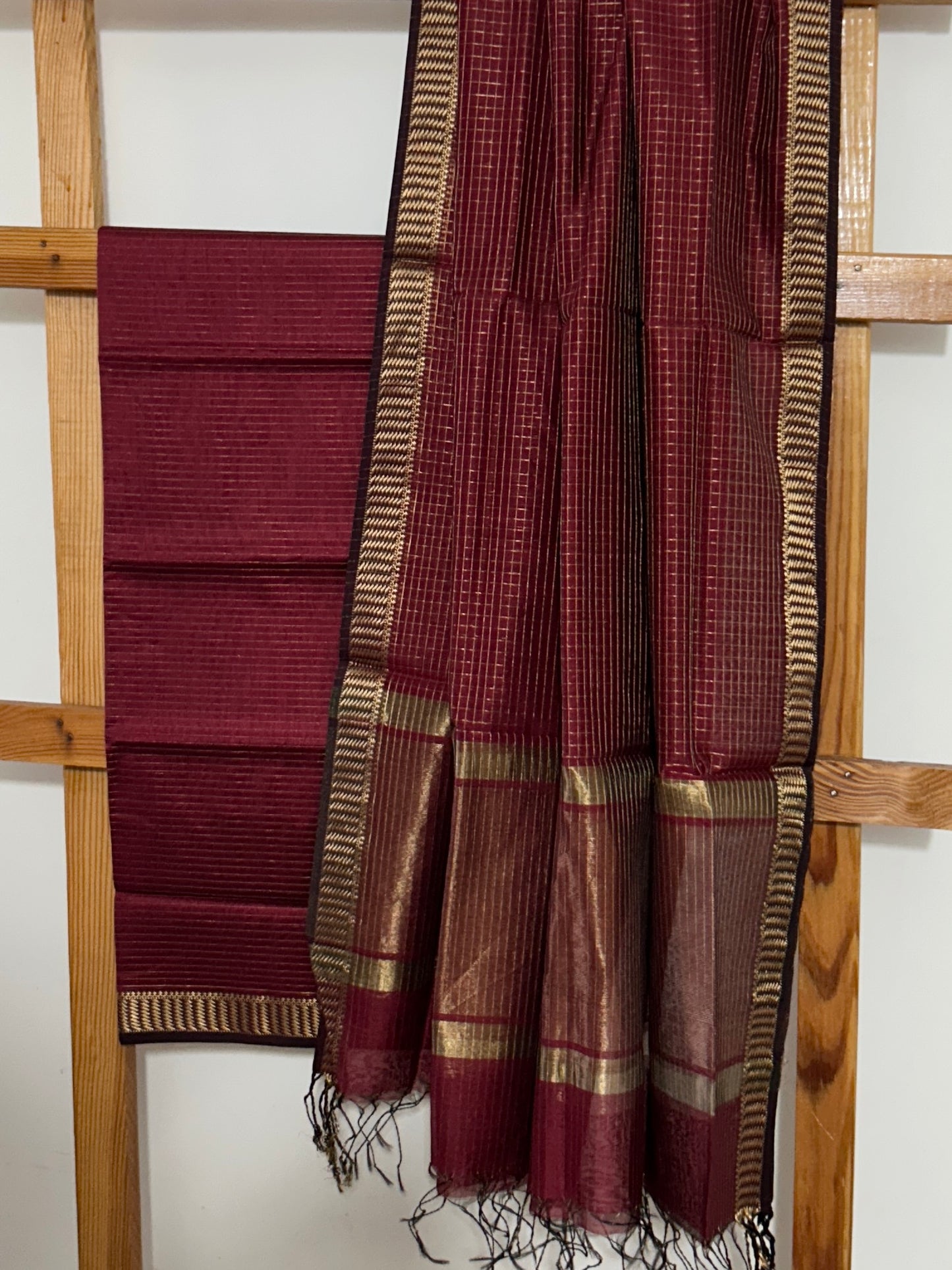Maheshwari Silk Cotton Dress Material