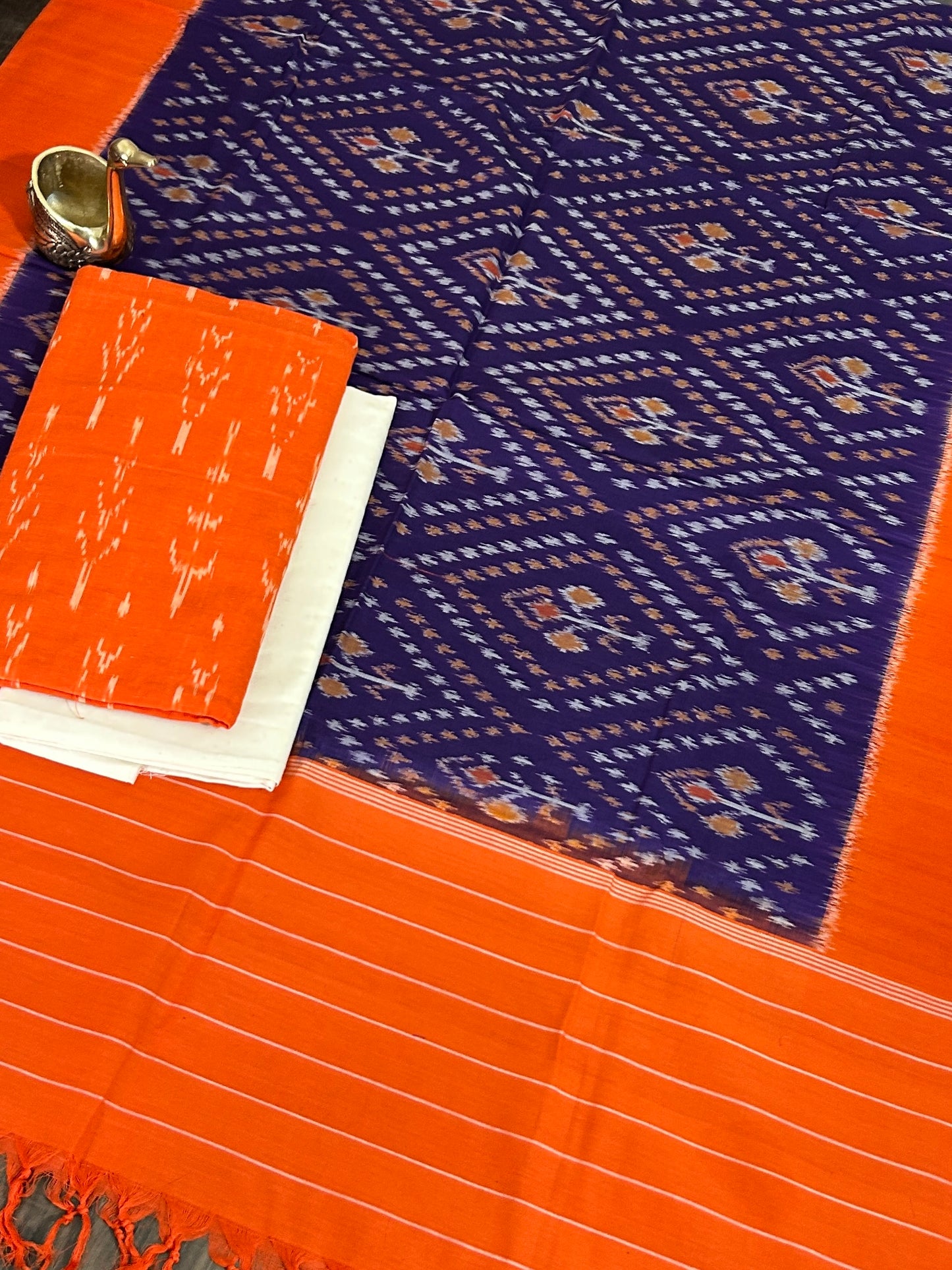 Duble Ikat Cotton Dress Material