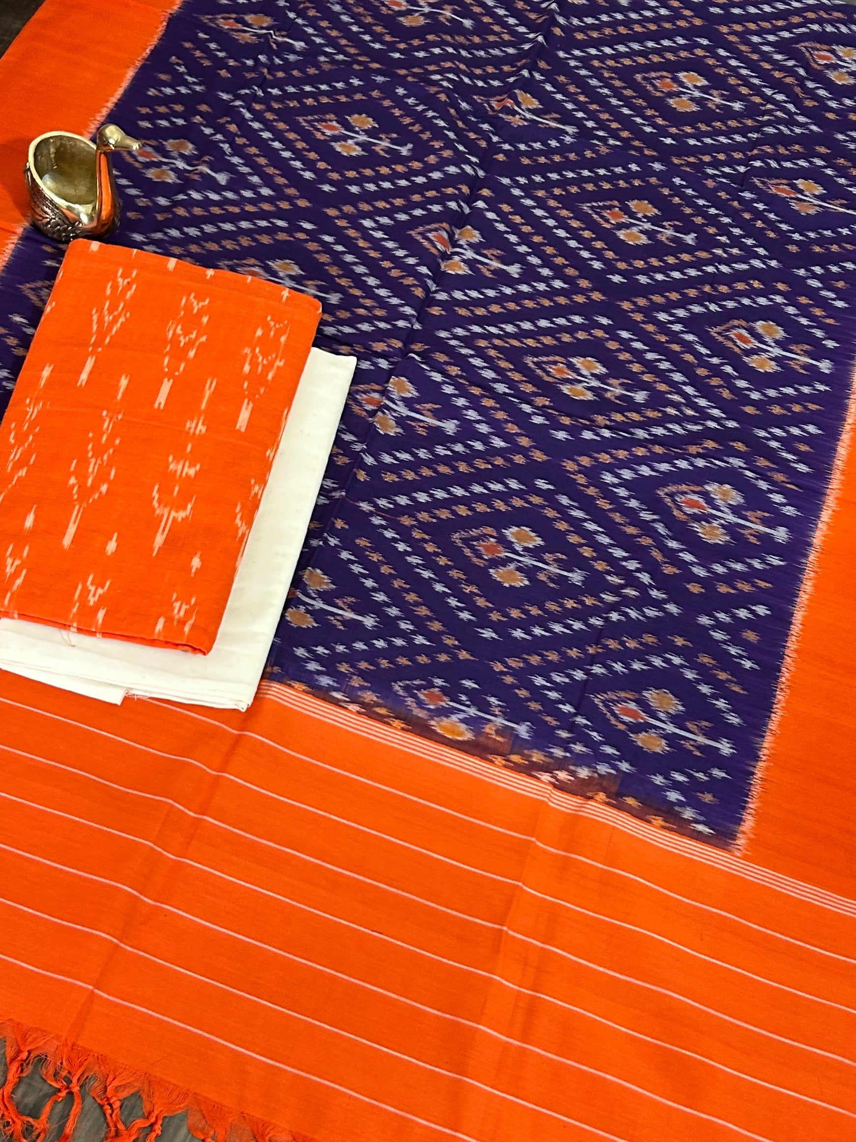 Duble Ikat Cotton Dress Material