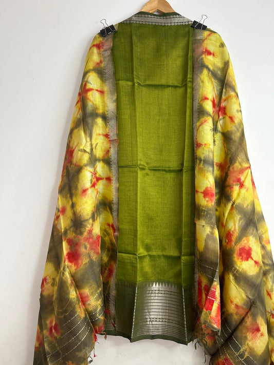 Mangalagiri Silk Cotton Dress Material