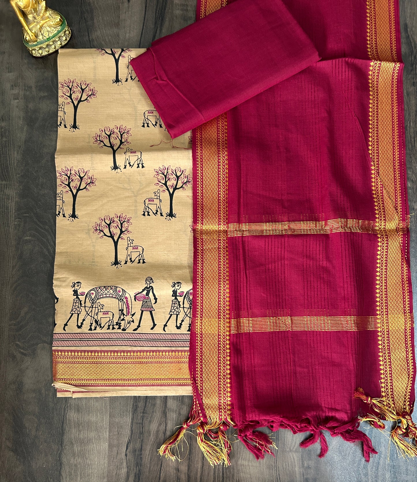 Mangalagiri Cotton Dress Material