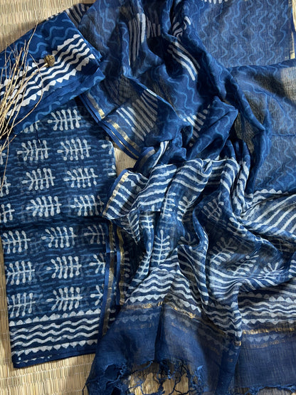 Hand BlockPrint Kota Doriya Dress Material