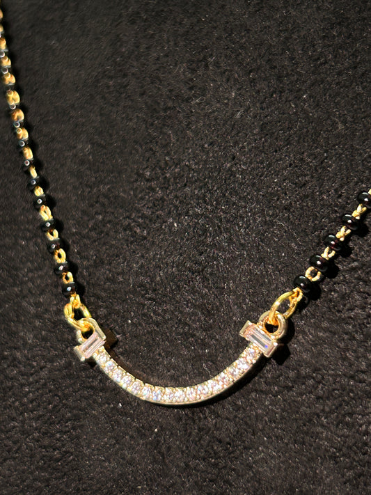 Mangalsutra with diamonds