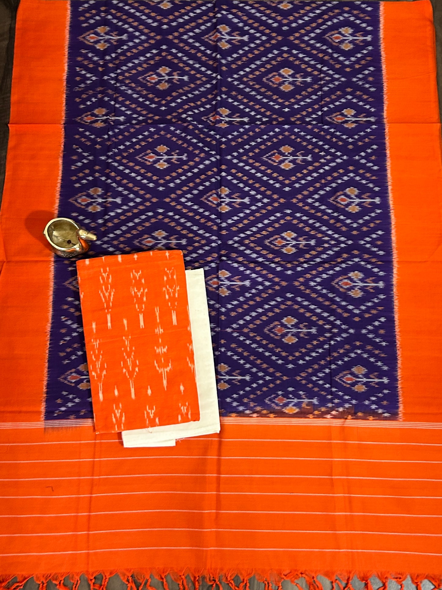 Duble Ikat Cotton Dress Material