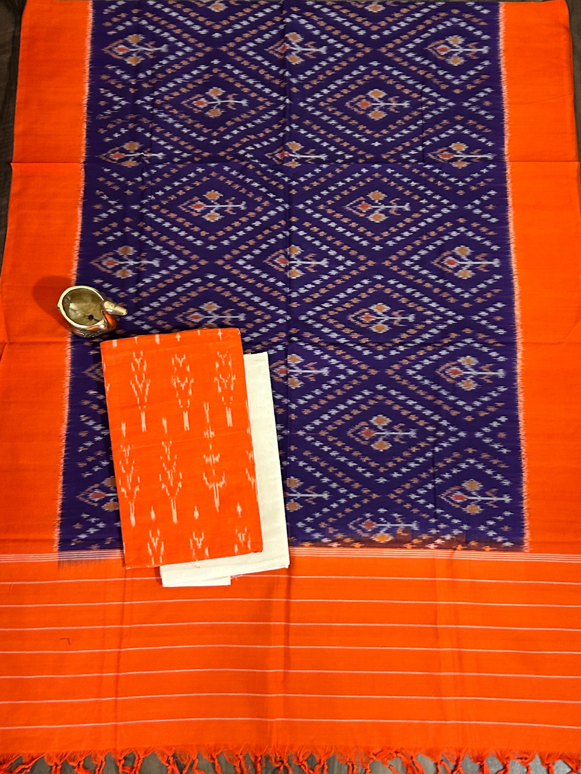 Duble Ikat Cotton Dress Material