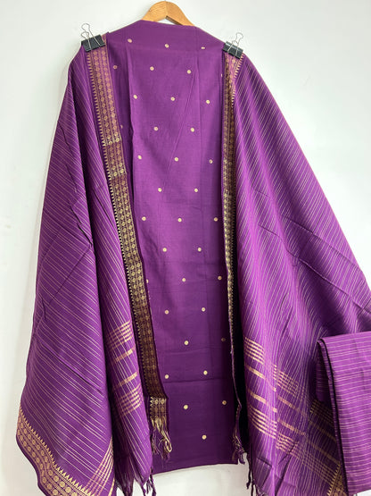 Handloom Cotton Dress Material