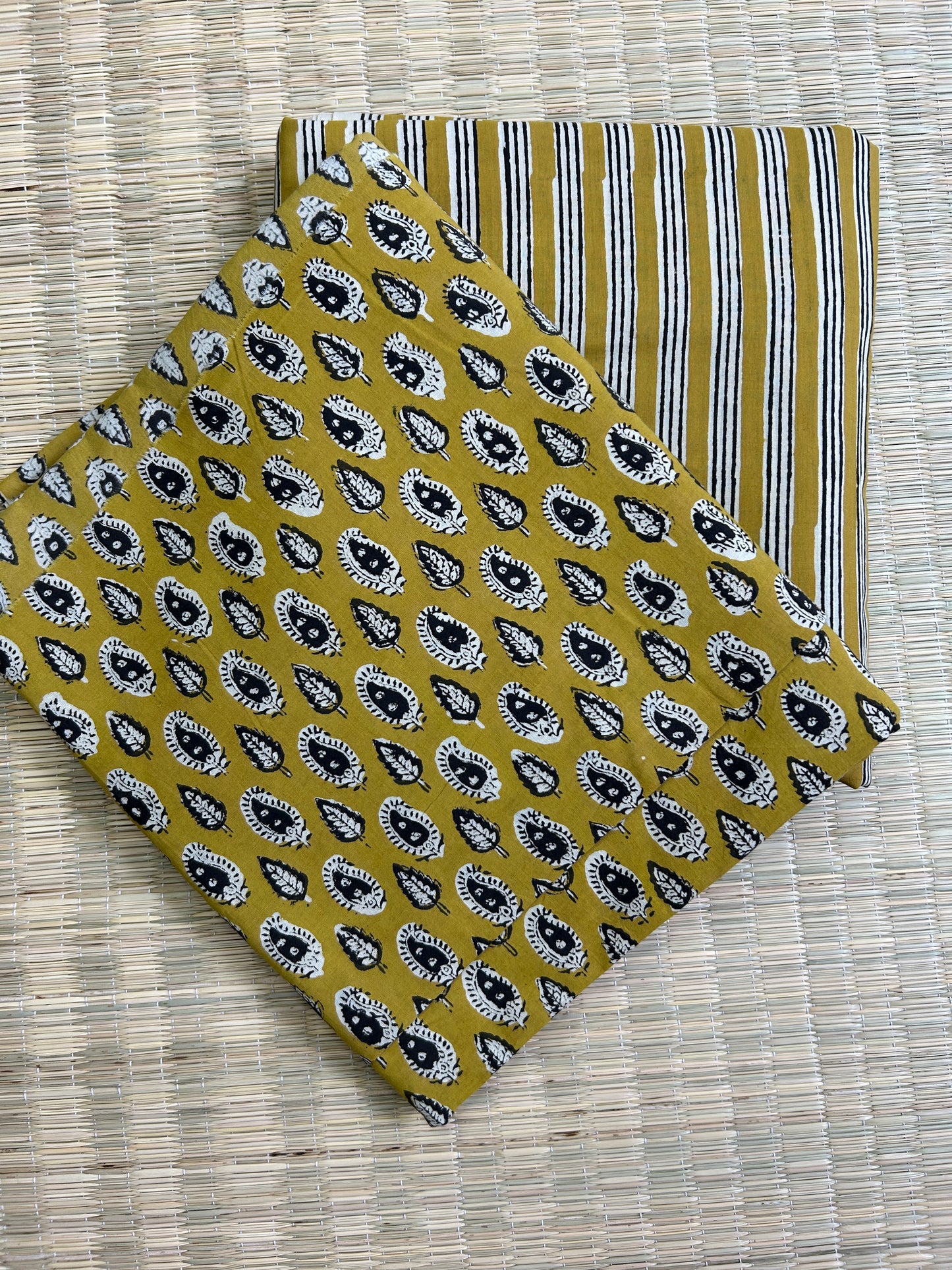 Bagru Hand Block Print Cotton Top Bottom Set