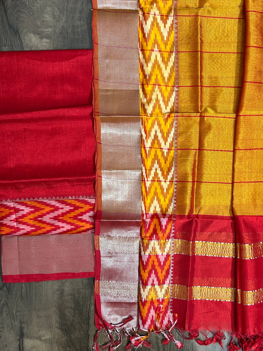 Mangalagiri Silk Dress Material