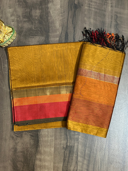 Maheshwari Silk Cotton Top Dupatta Set