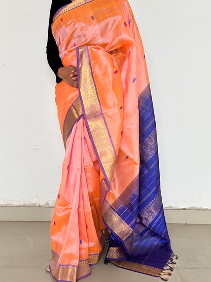 Arani Silk Saree with All over bootis