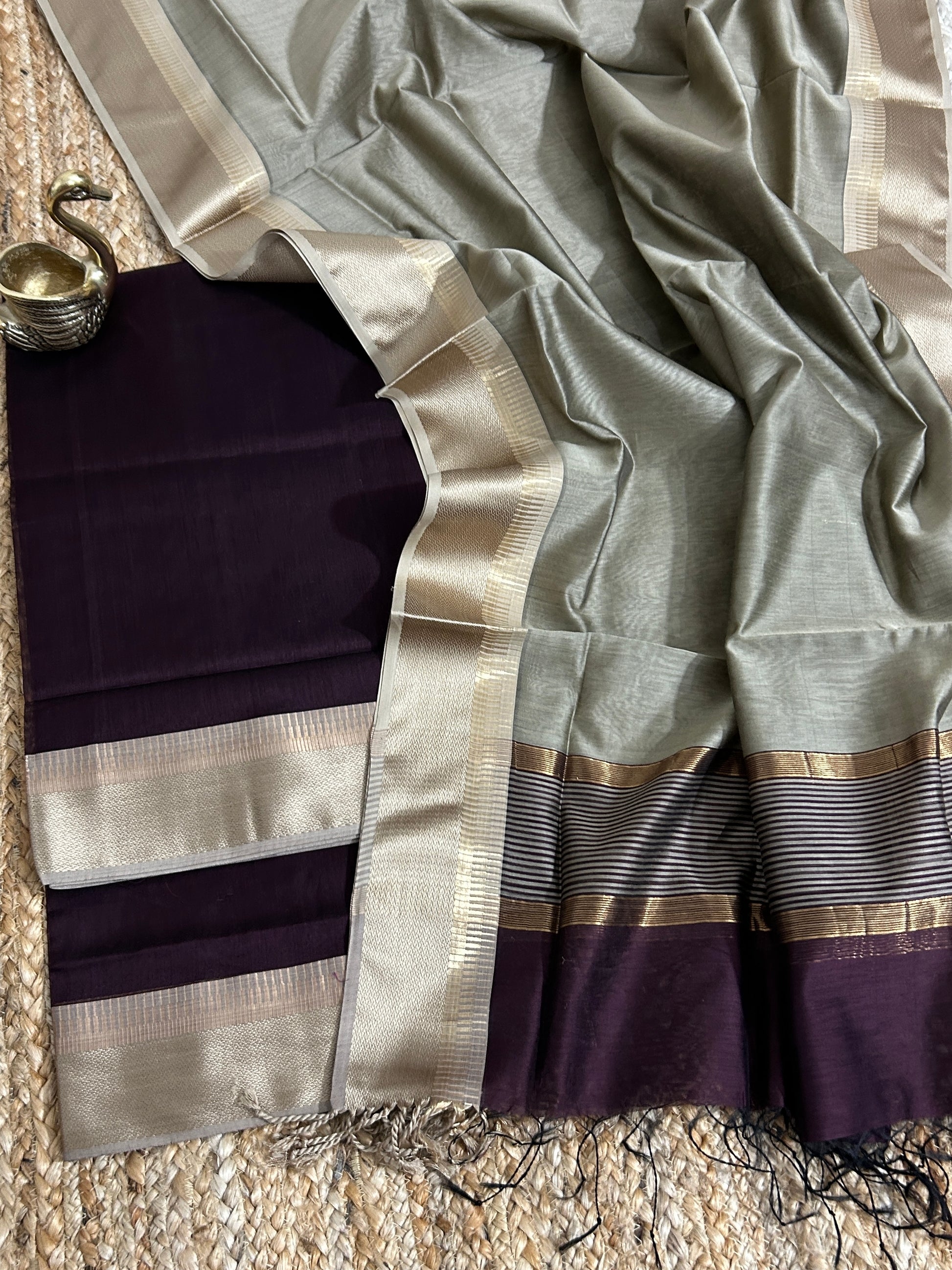 Maheshwari Silk Cotton Dress Material