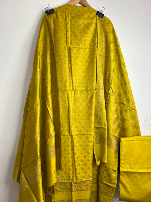 2. Banarasi Silk Cotton Dress Material
