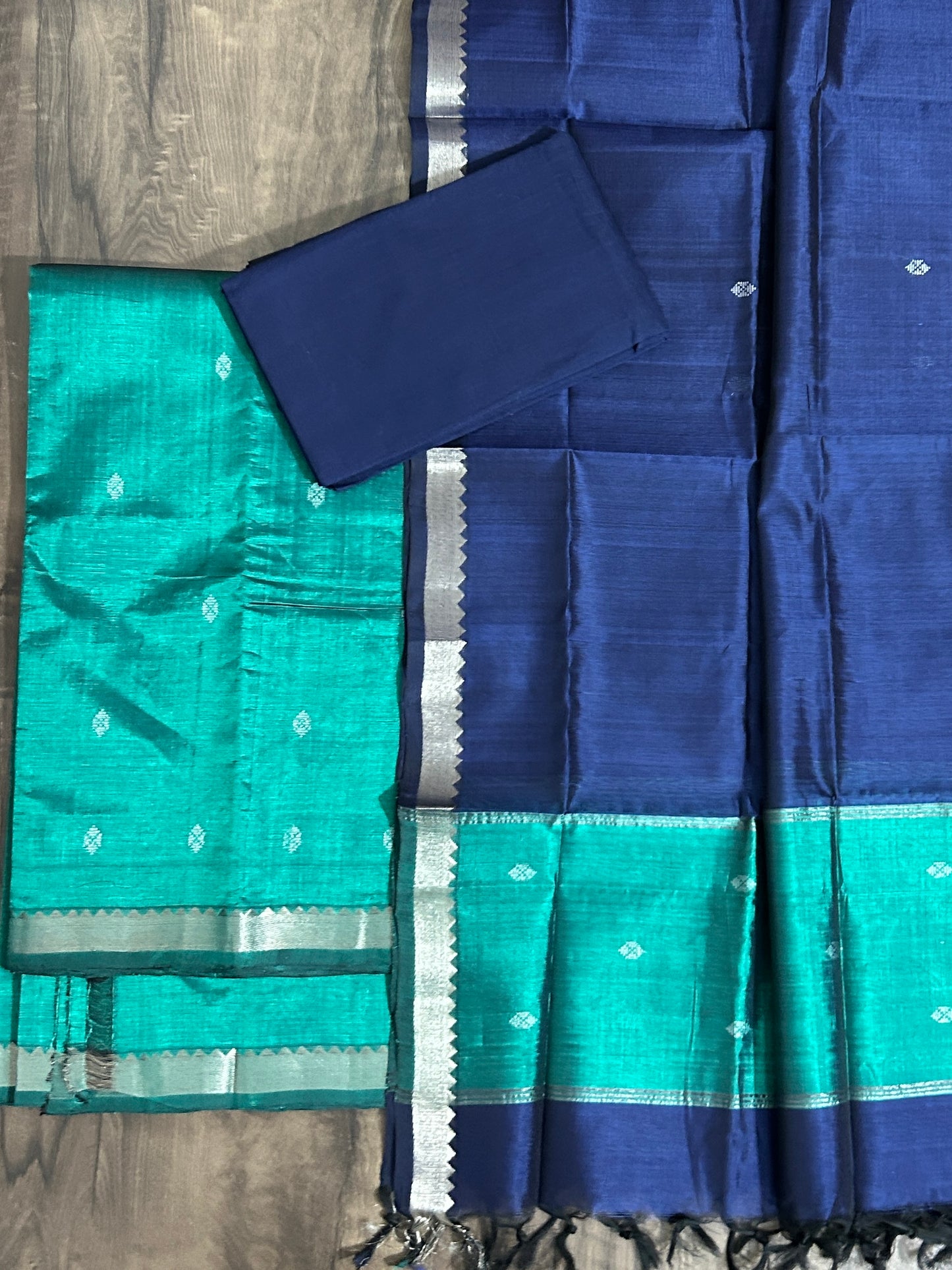 Mangalagiri Silk Cotton Dress Material