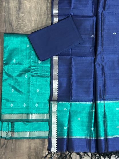 Mangalagiri Silk Cotton Dress Material