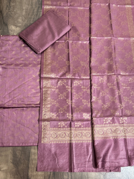 Banarasi Silk Cotton Dress Material