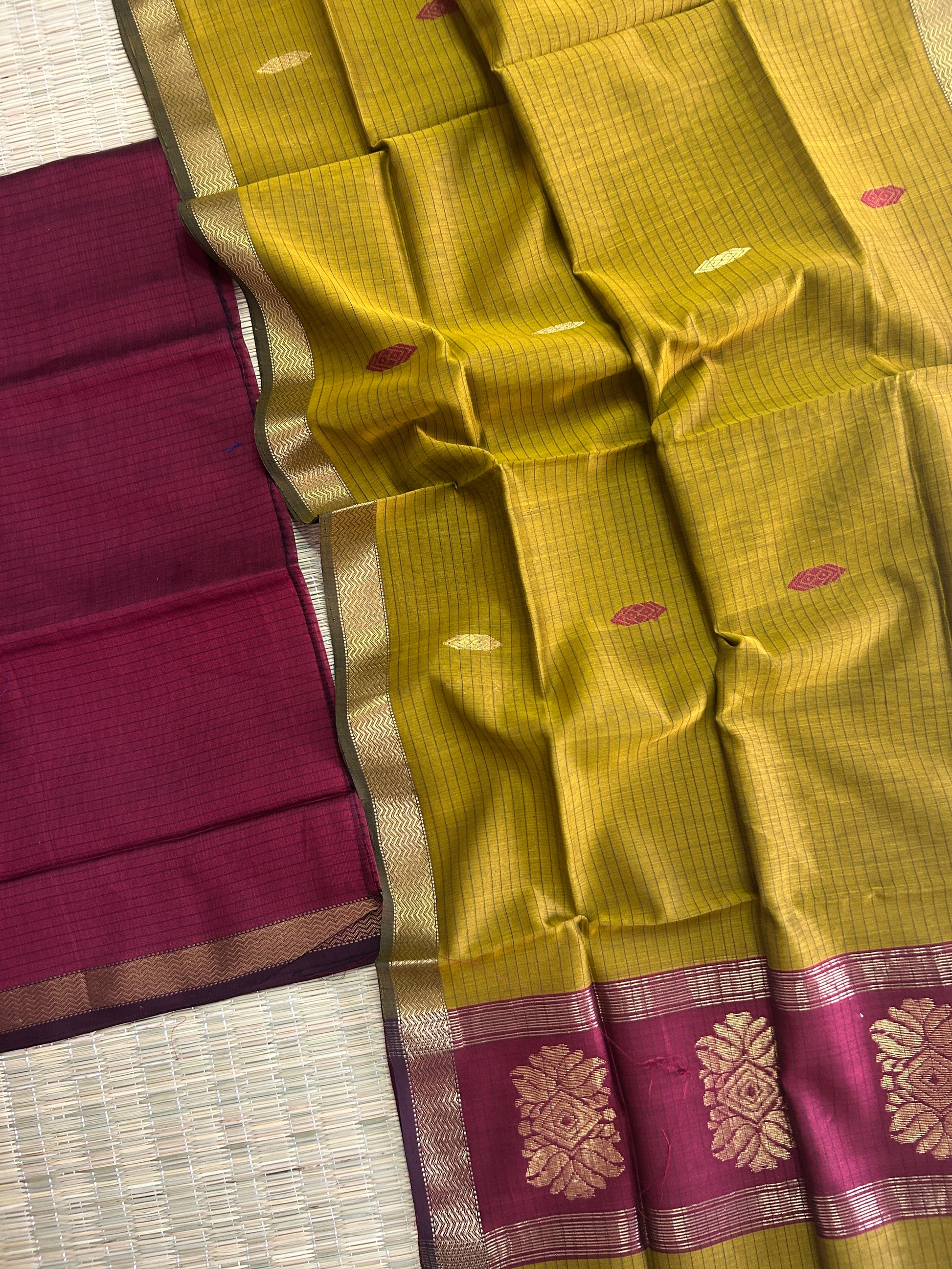 Maheshwari Silk Cotton Dress Material