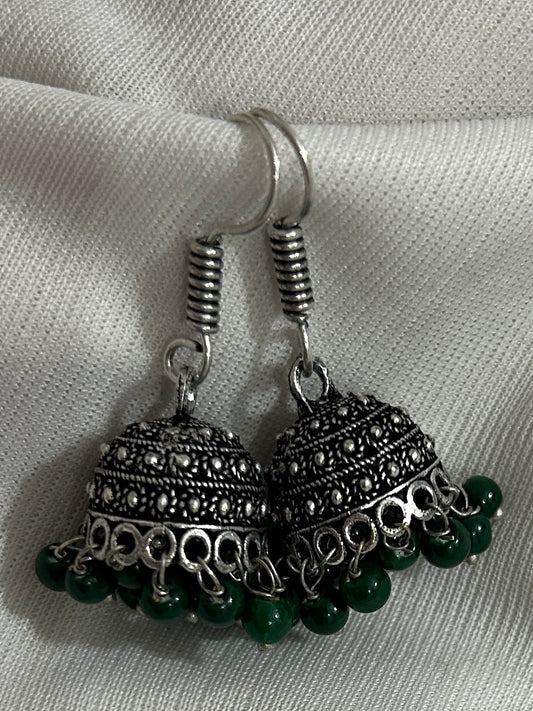 Oxidised Jhumkis