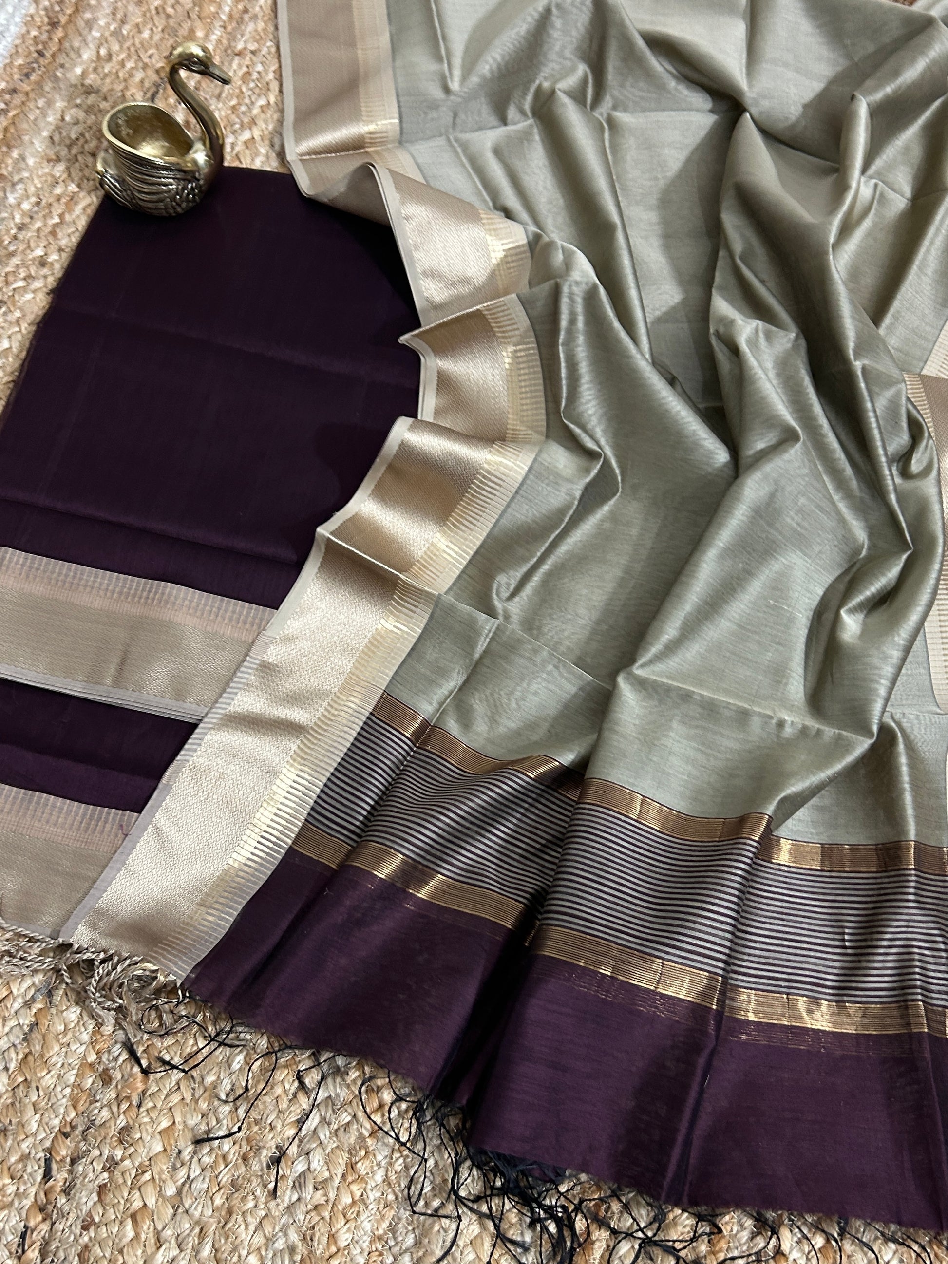 Maheshwari Silk Cotton Dress Material