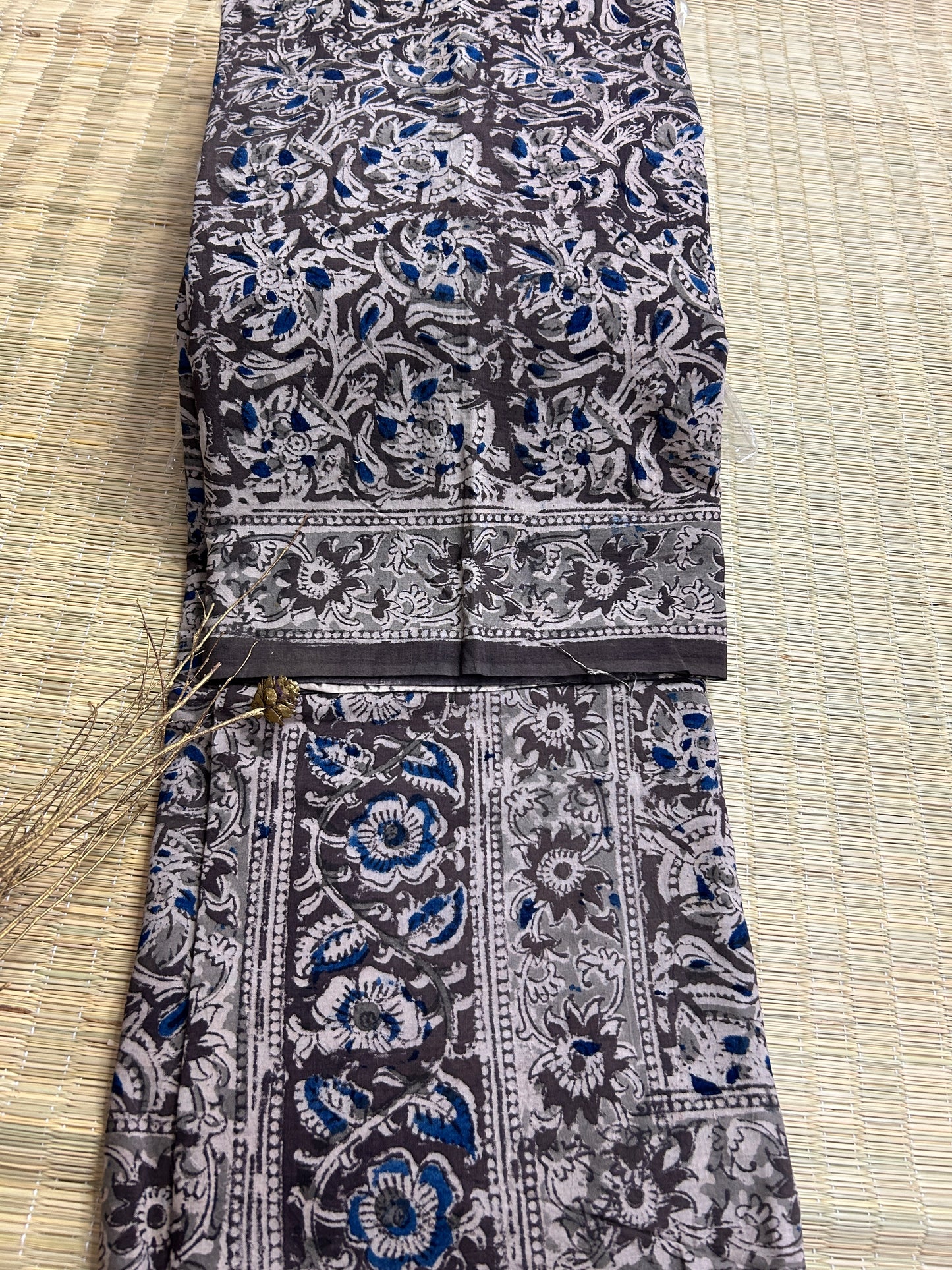 Kalamkari Cotton Saree with Blouse