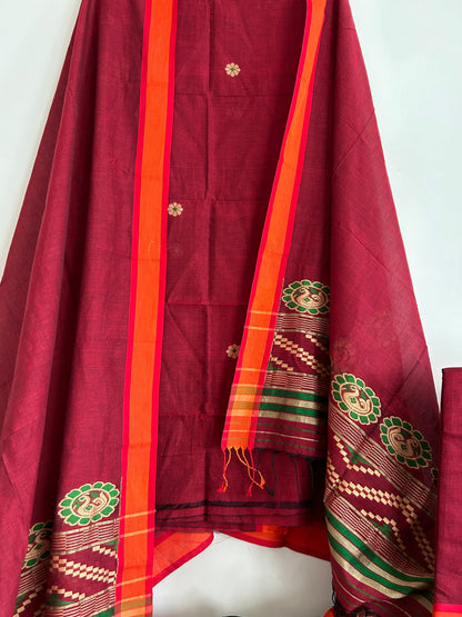 Baluchari Cotton Dress Material