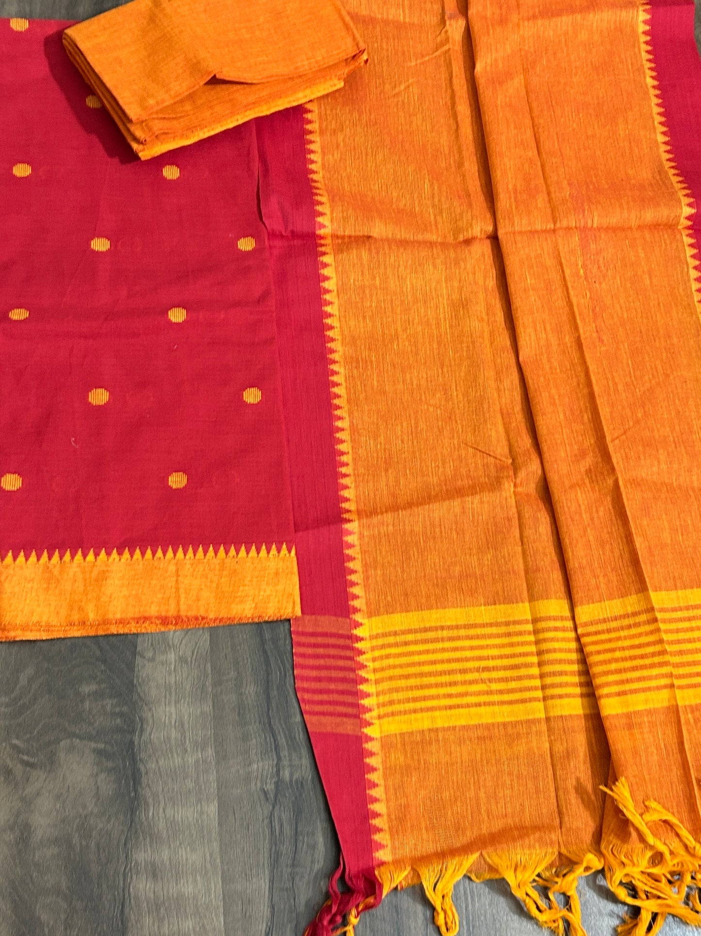 Mangalagiri Cotton Dress Material