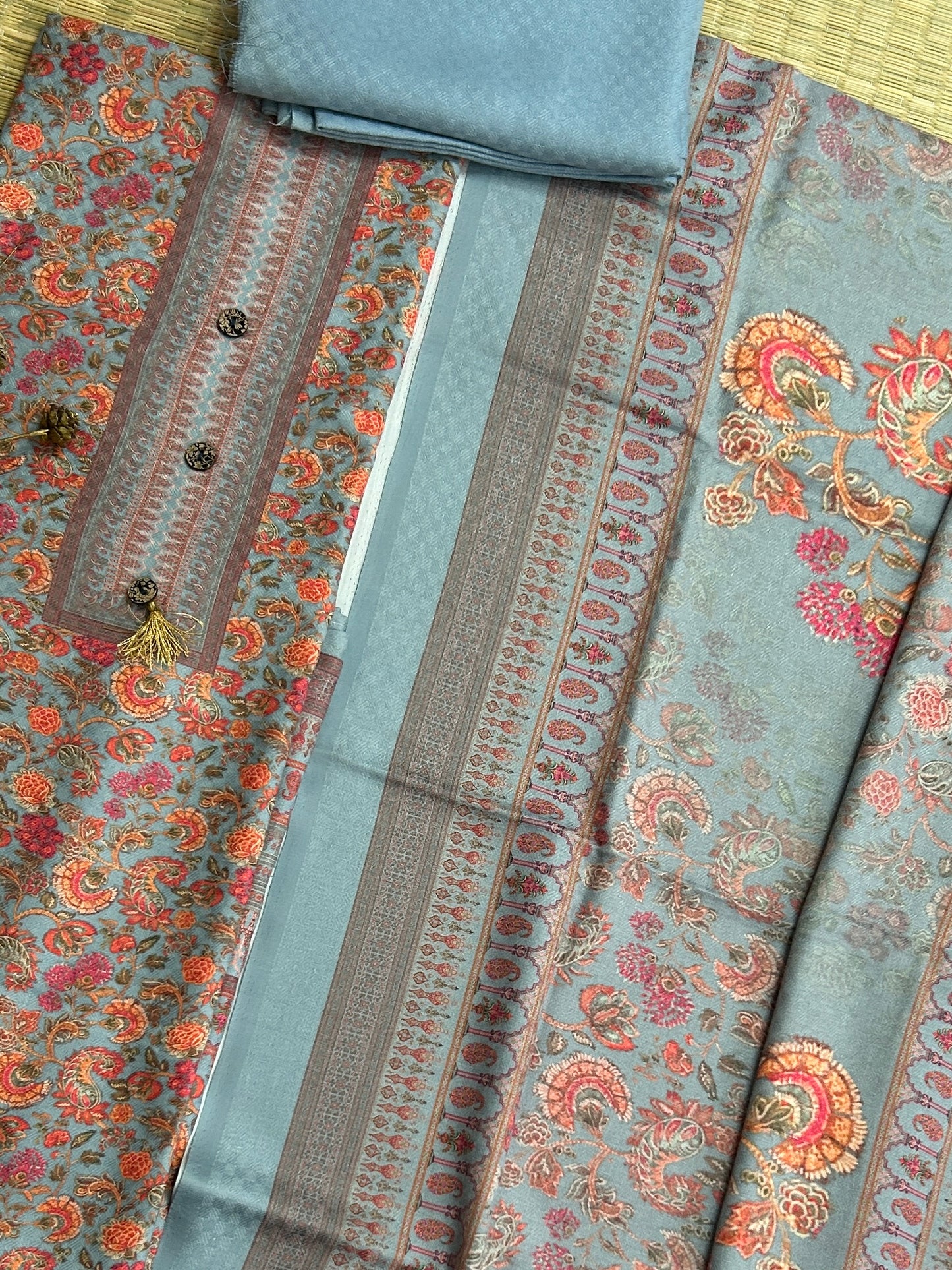 Kani Weaving Woollen Dress Material