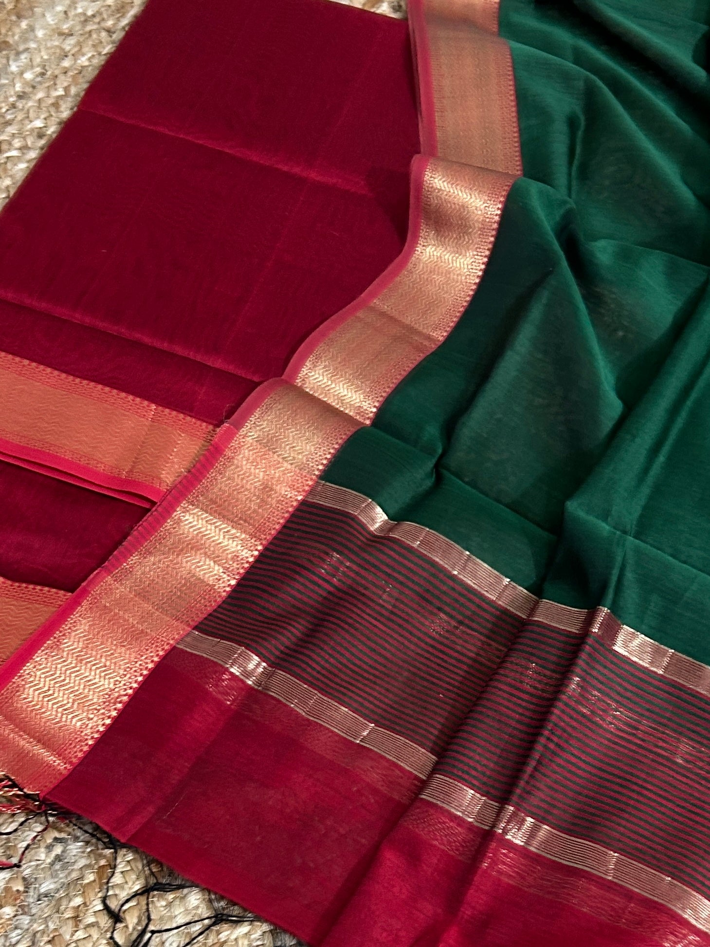 Maheshwari Silk Cotton Dress Material