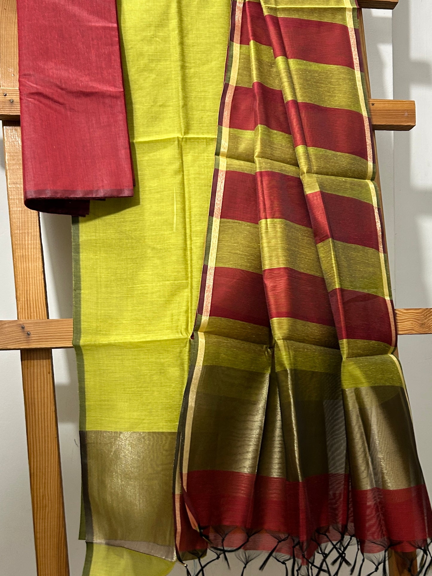 Maheshwari Silk Cotton Dress Material