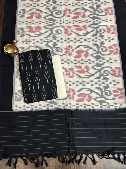 Duble Ikat Cotton Dress Material