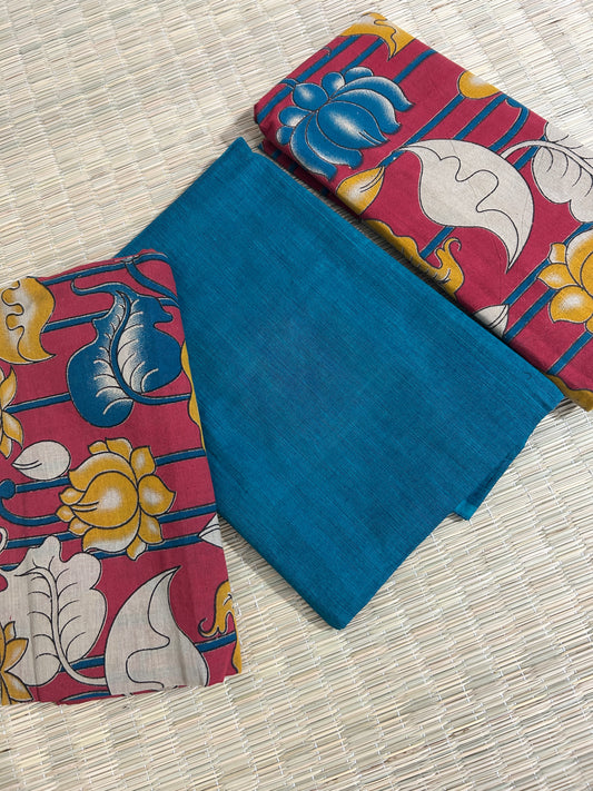 Kalamkari Cotton Dress Material