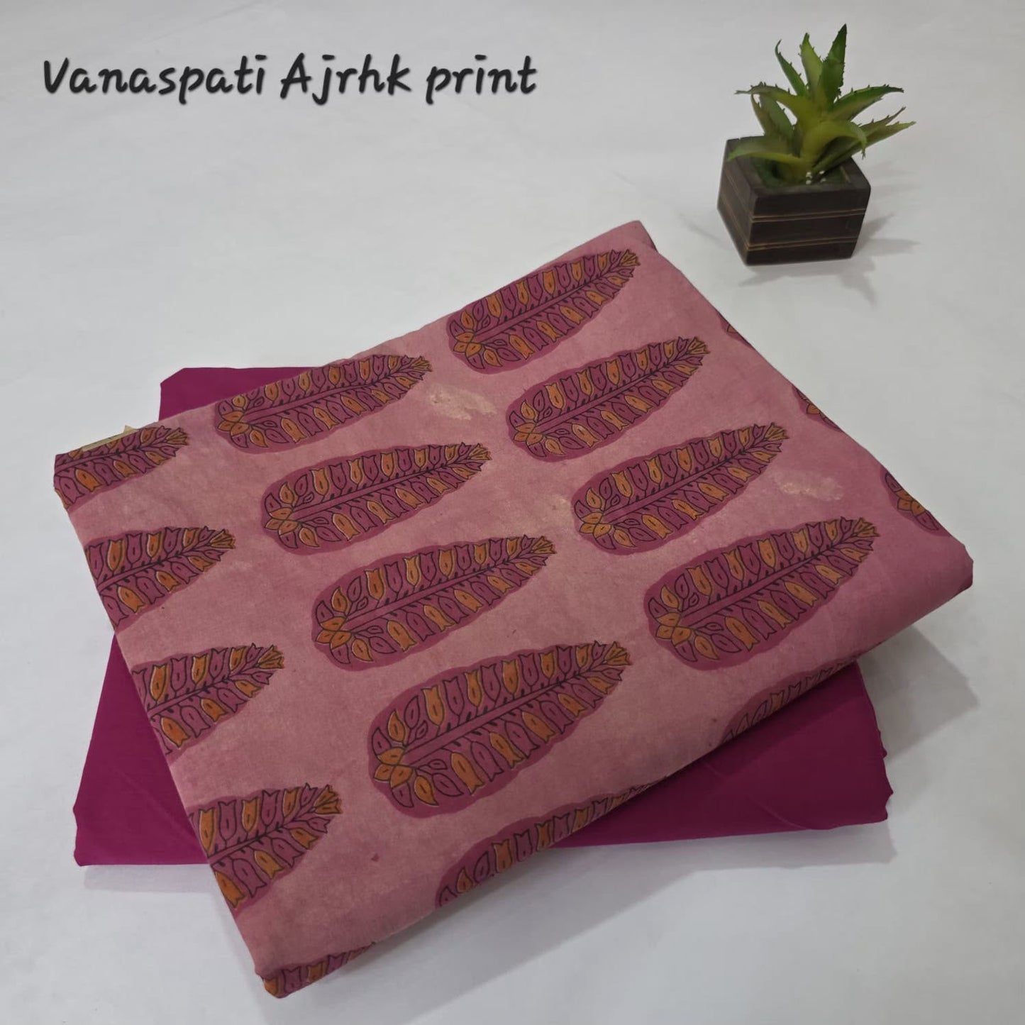 Vanaspati Hand BlockPrint Cotton Top Bottom Set