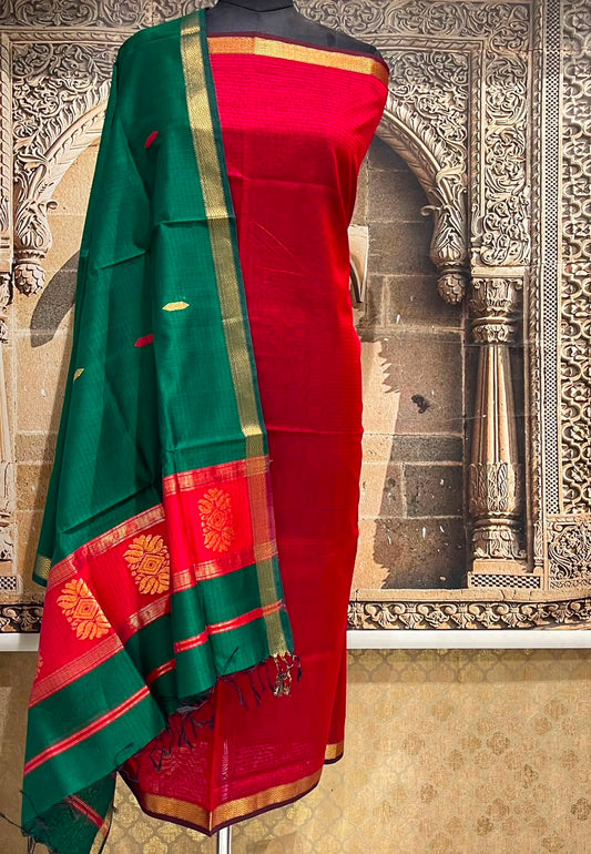 Maheshwari Silk Dress Material