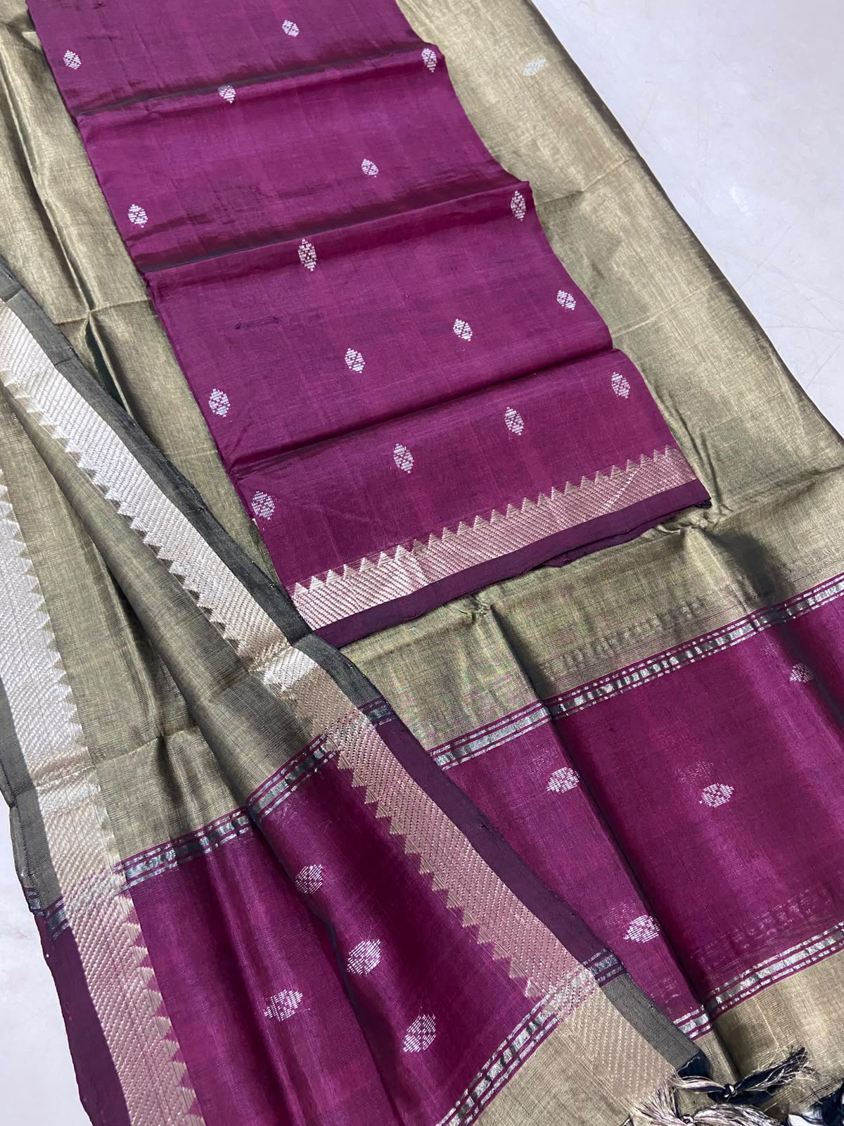 Mangalagiri Silk Cotton Dress Material