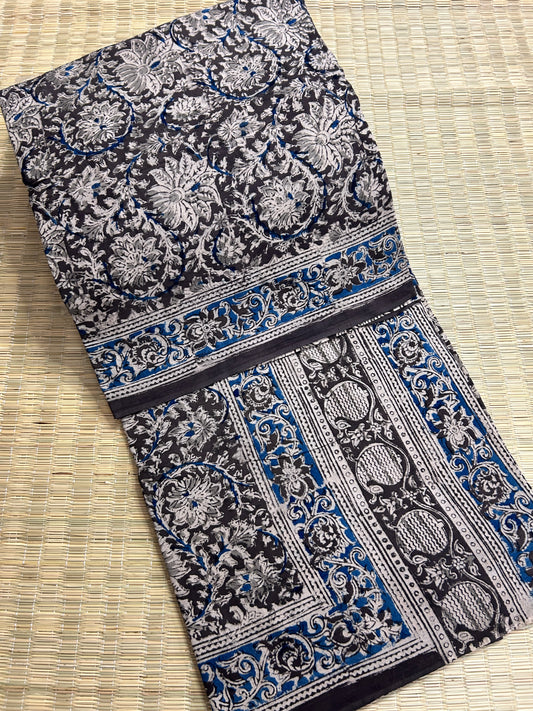 Kalamkari Cotton Saree with Blouse