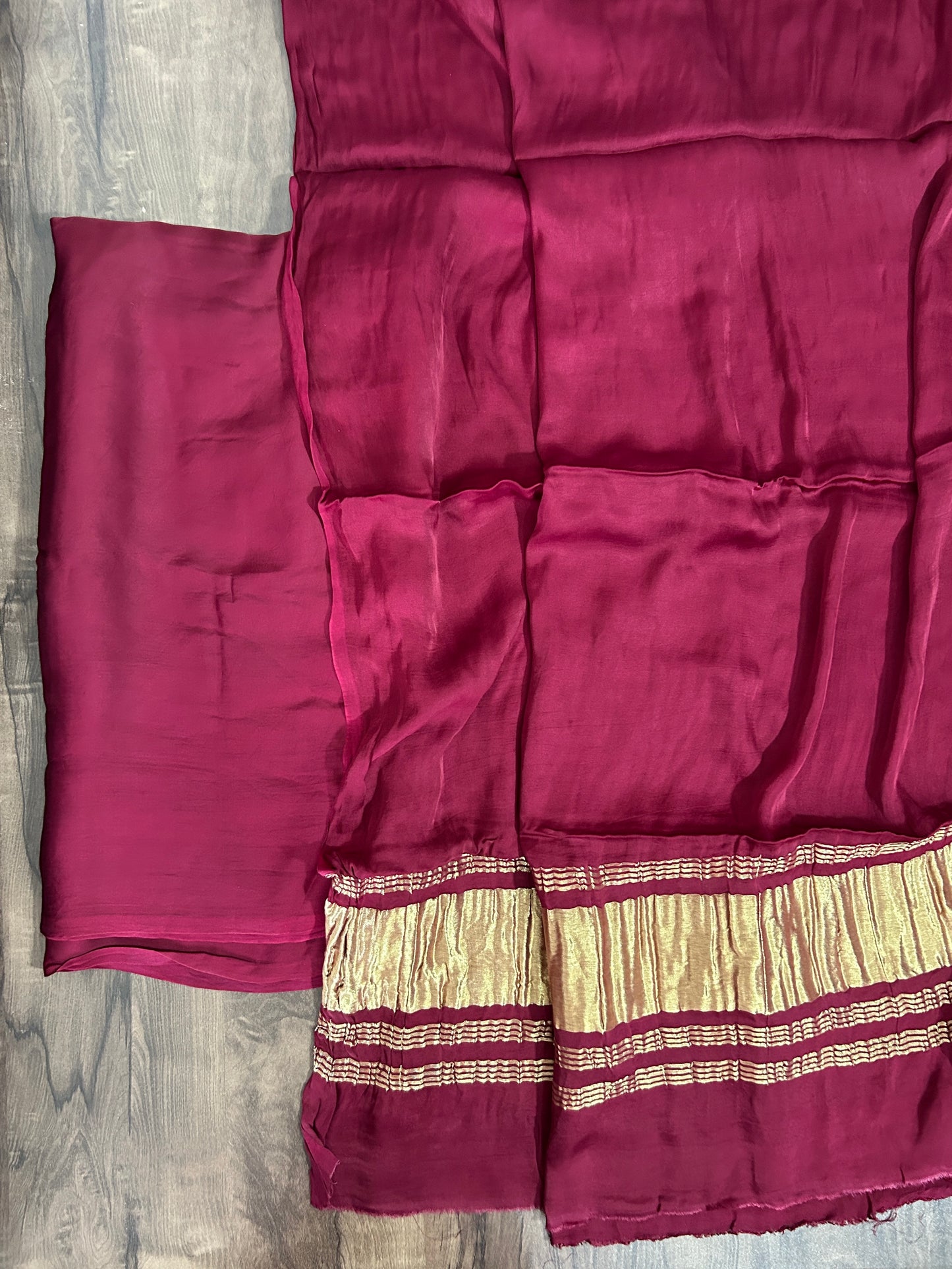 Modal Silk Dress Material with Lagdi Pallu Dupatta