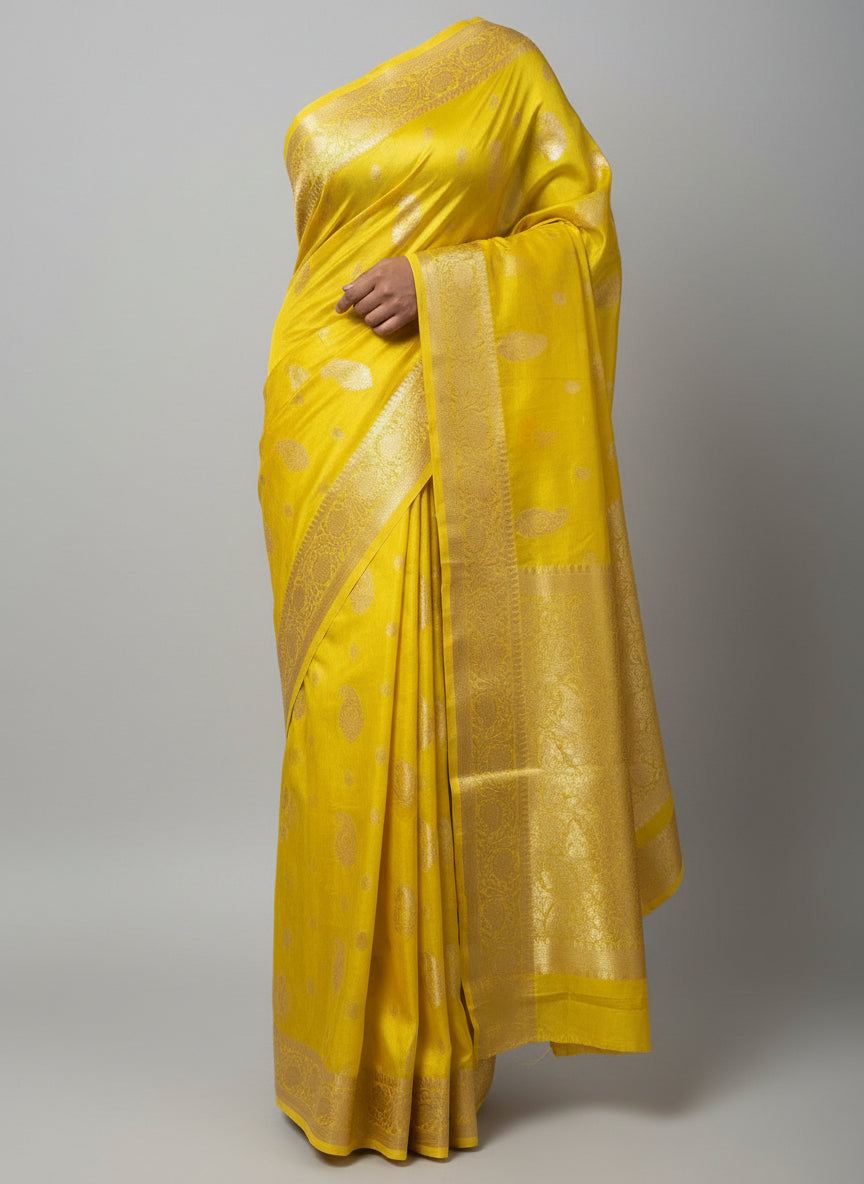Banarasi Semi Georgette Silk Saree