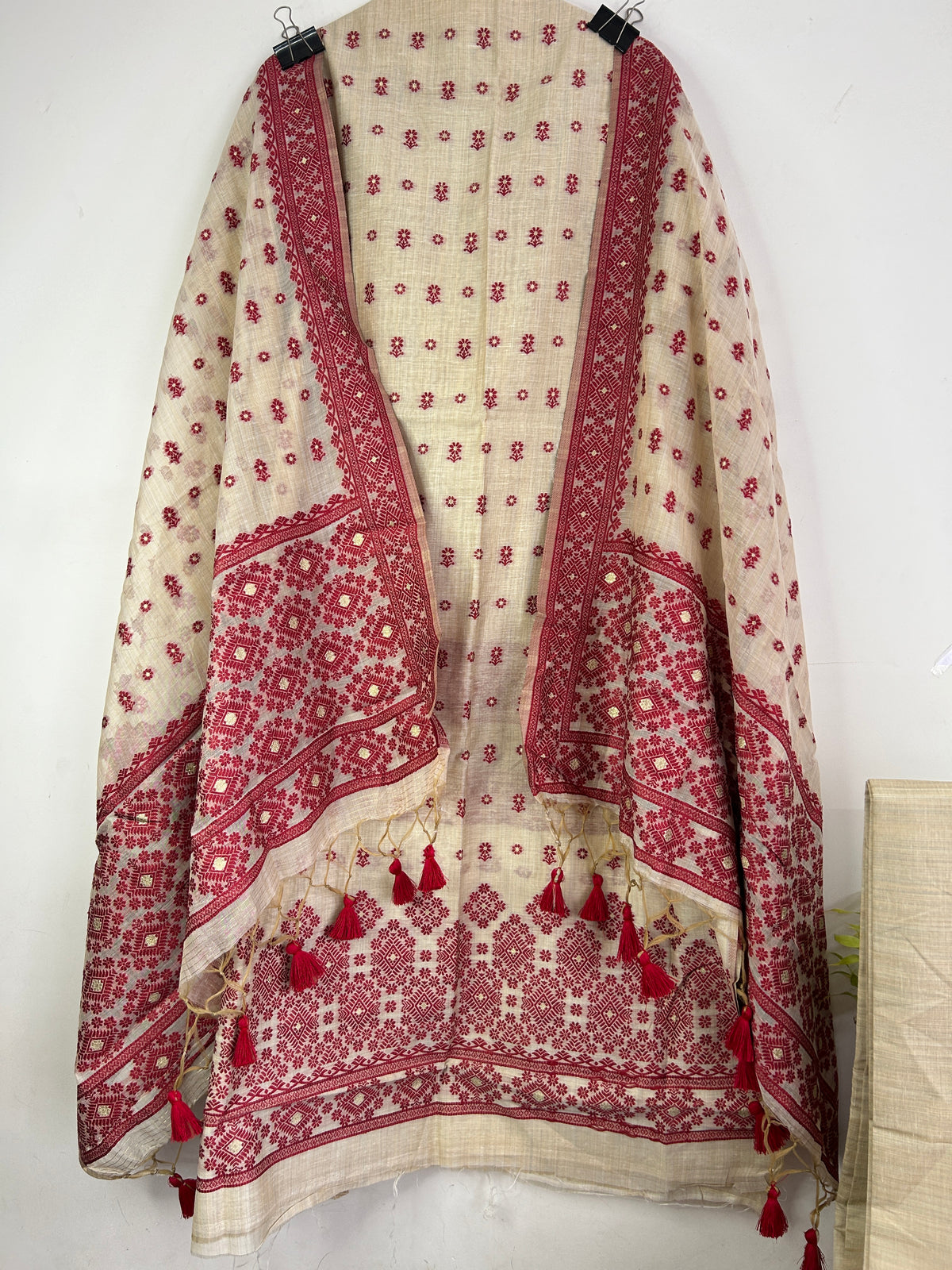 Assam Muga Cotton Hand Woven Dress Material