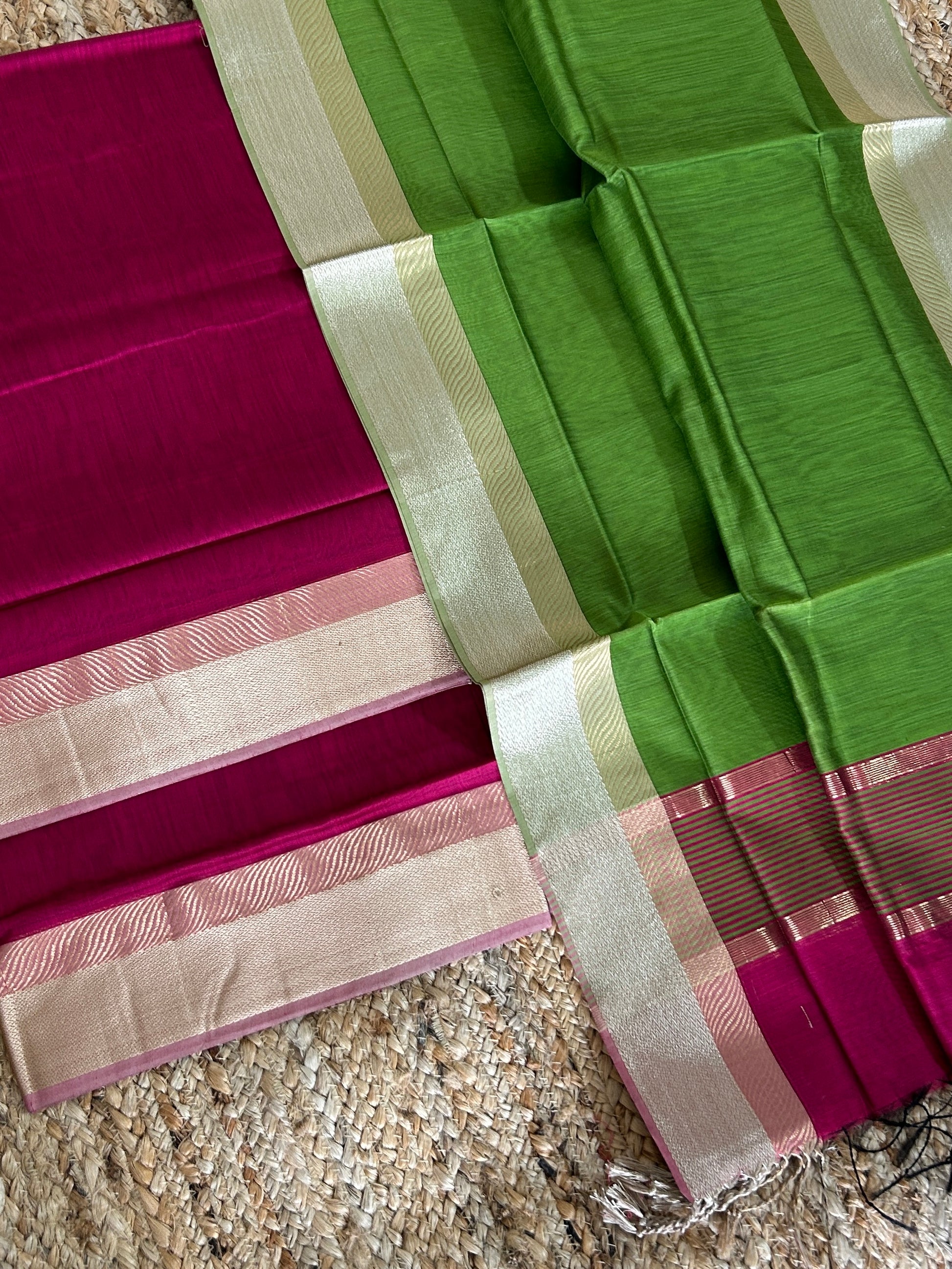 Maheshwari Silk Cotton Dress Material