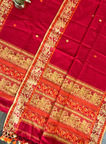 Baluchari Cotton Dress Material