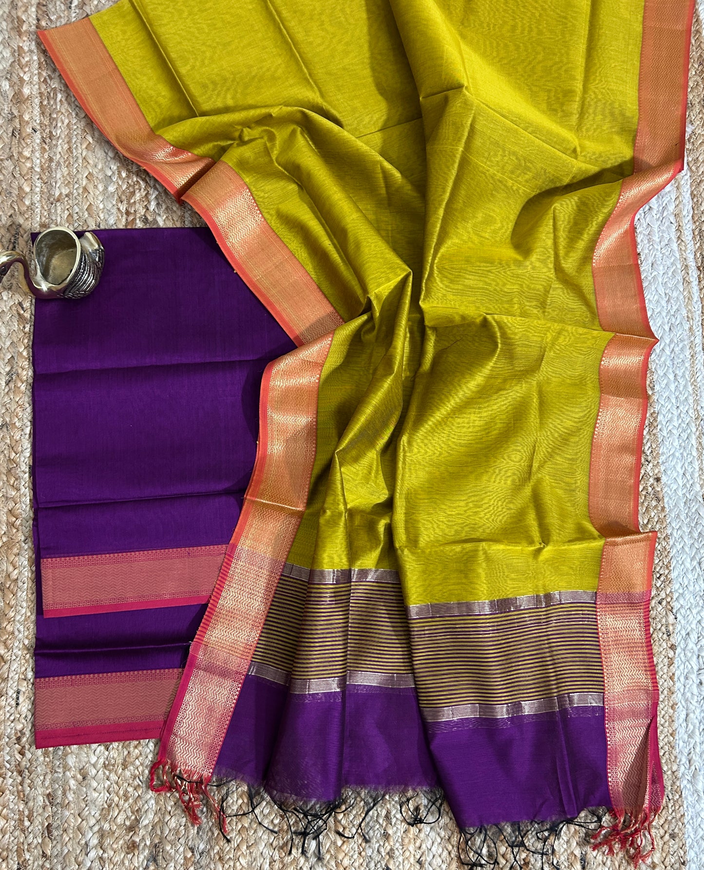 Maheshwari Silk Cotton Dress Material