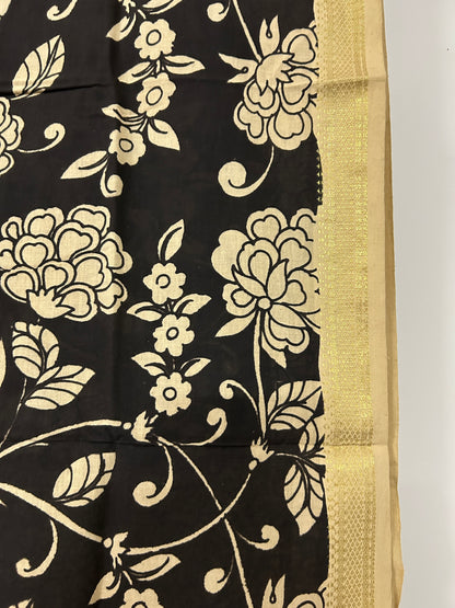 Kalamkari Cotton Hand Painted Dupatta