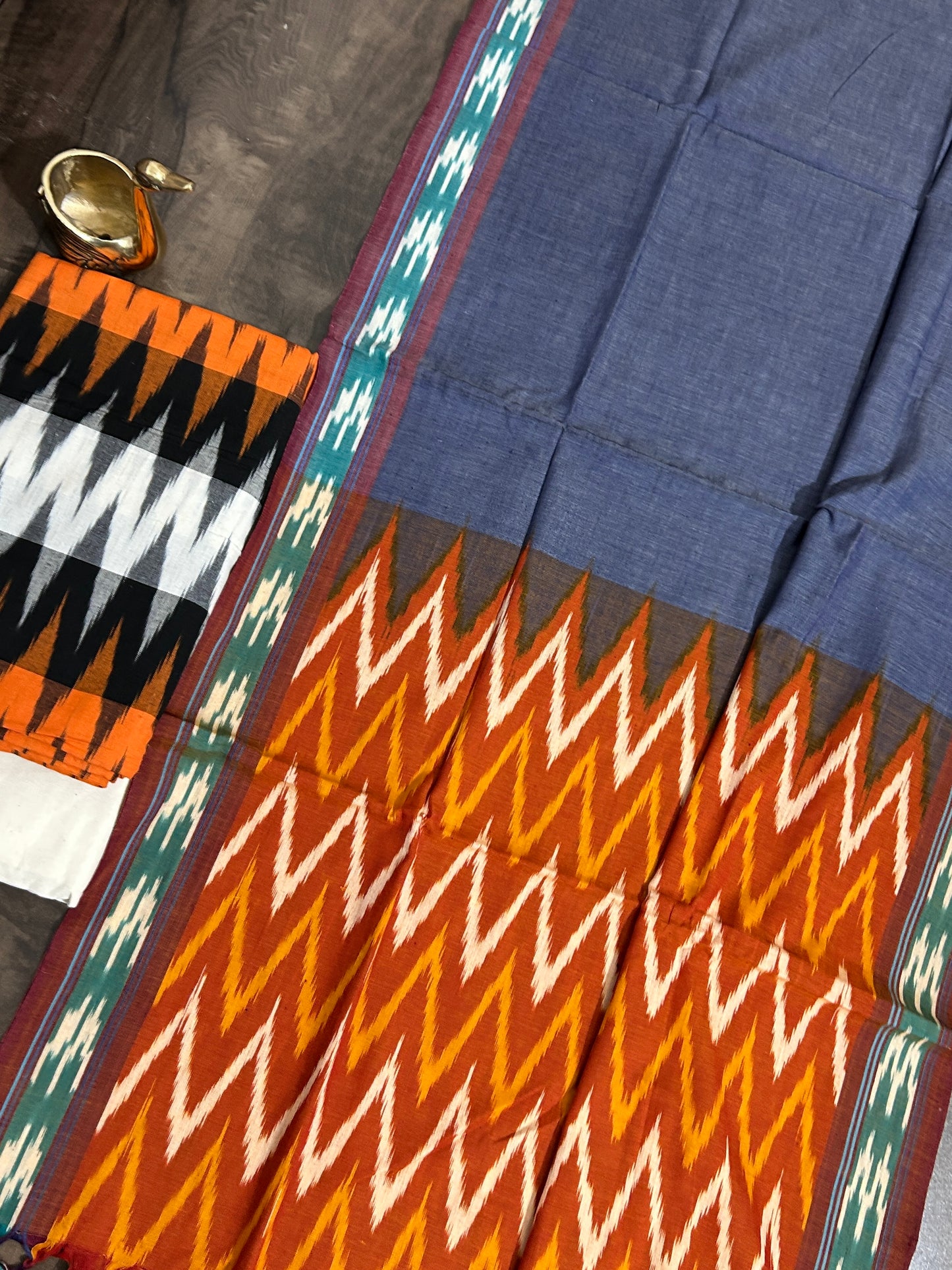 Ikat Cotton Dress Material